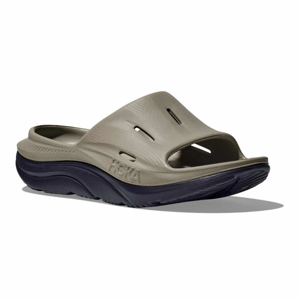 HOKA Unisex Ora Recovery Slide 3 - Varsity Navy / Farro