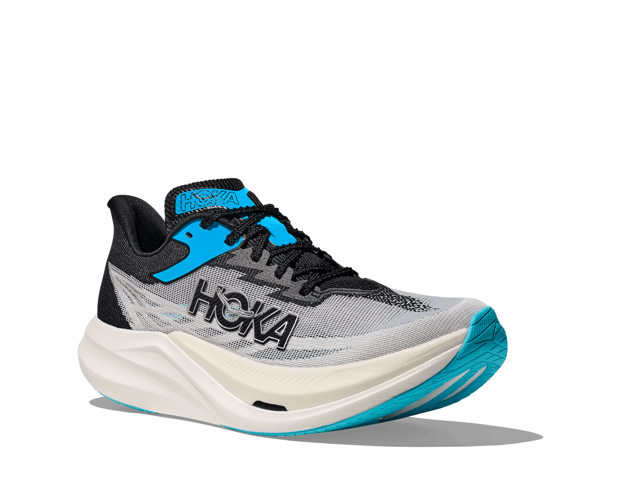 HOKA Unisex Rocket X 3 - White / Black