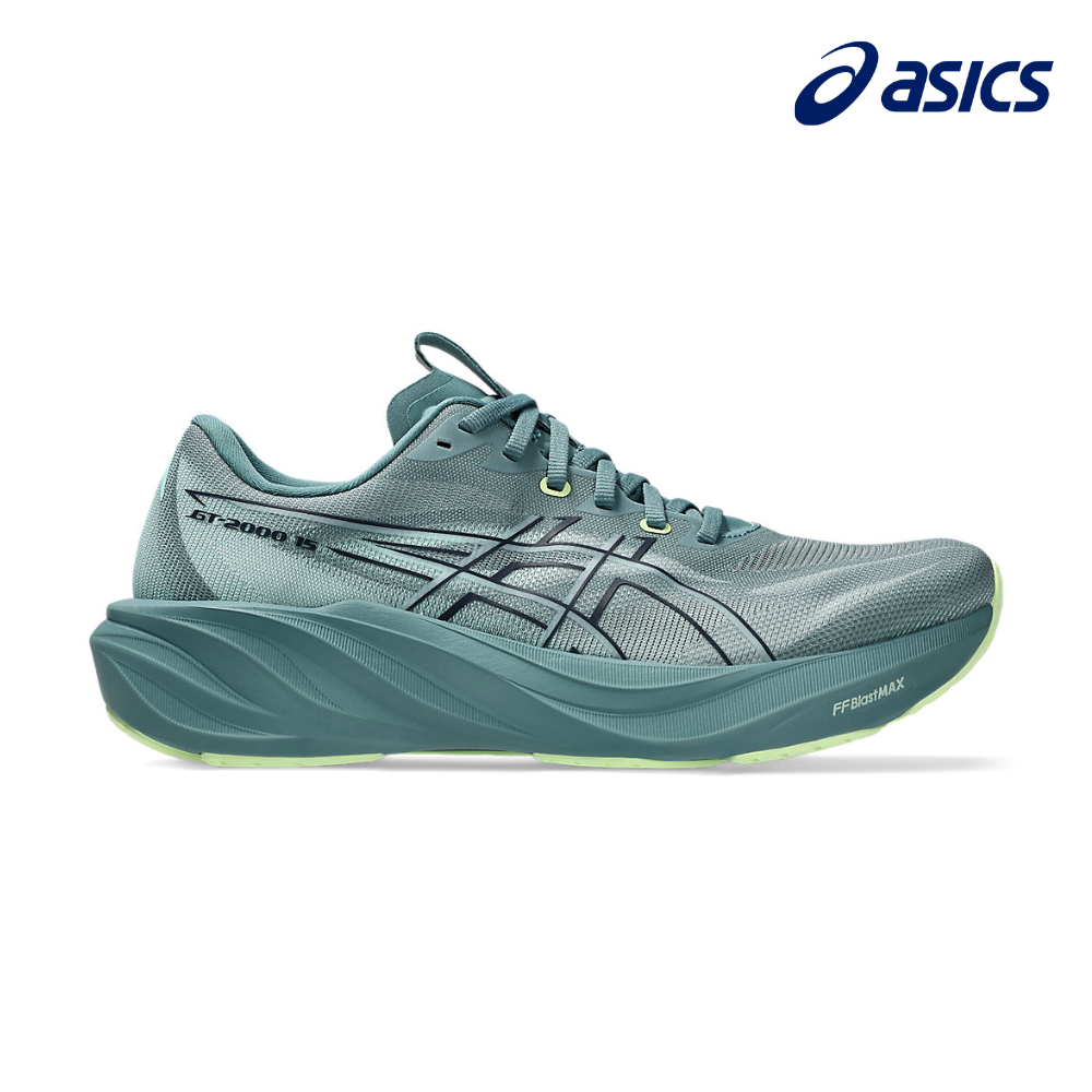 ASICS Men GT-2000 15 Wide - Foggy Teal / Illuminate Yellow