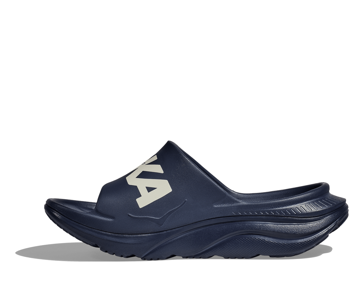 HOKA Unisex Ora Athletic Slide - Varsity Navy / White