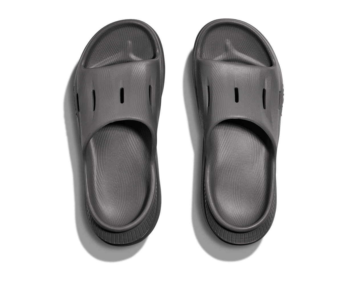 HOKA Unisex Ora Recovery Slide 3 - Grey / Grey