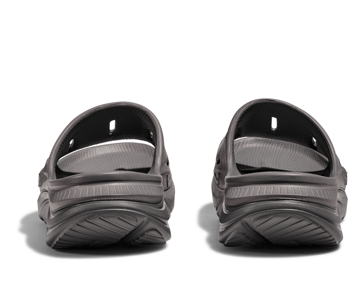 HOKA Unisex Ora Recovery Slide 3 - Grey / Grey