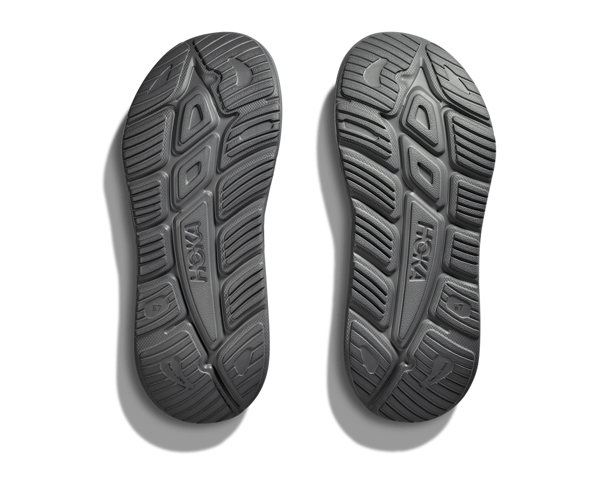 HOKA Unisex Ora Recovery Slide 3 - Grey / Grey