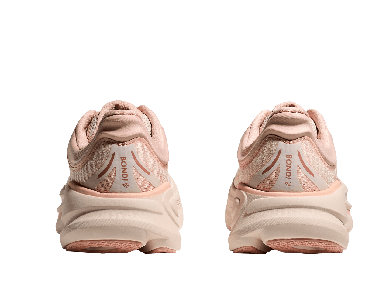 HOKA Women Bondi 9 Wide - Rose Latte / Rose Cream