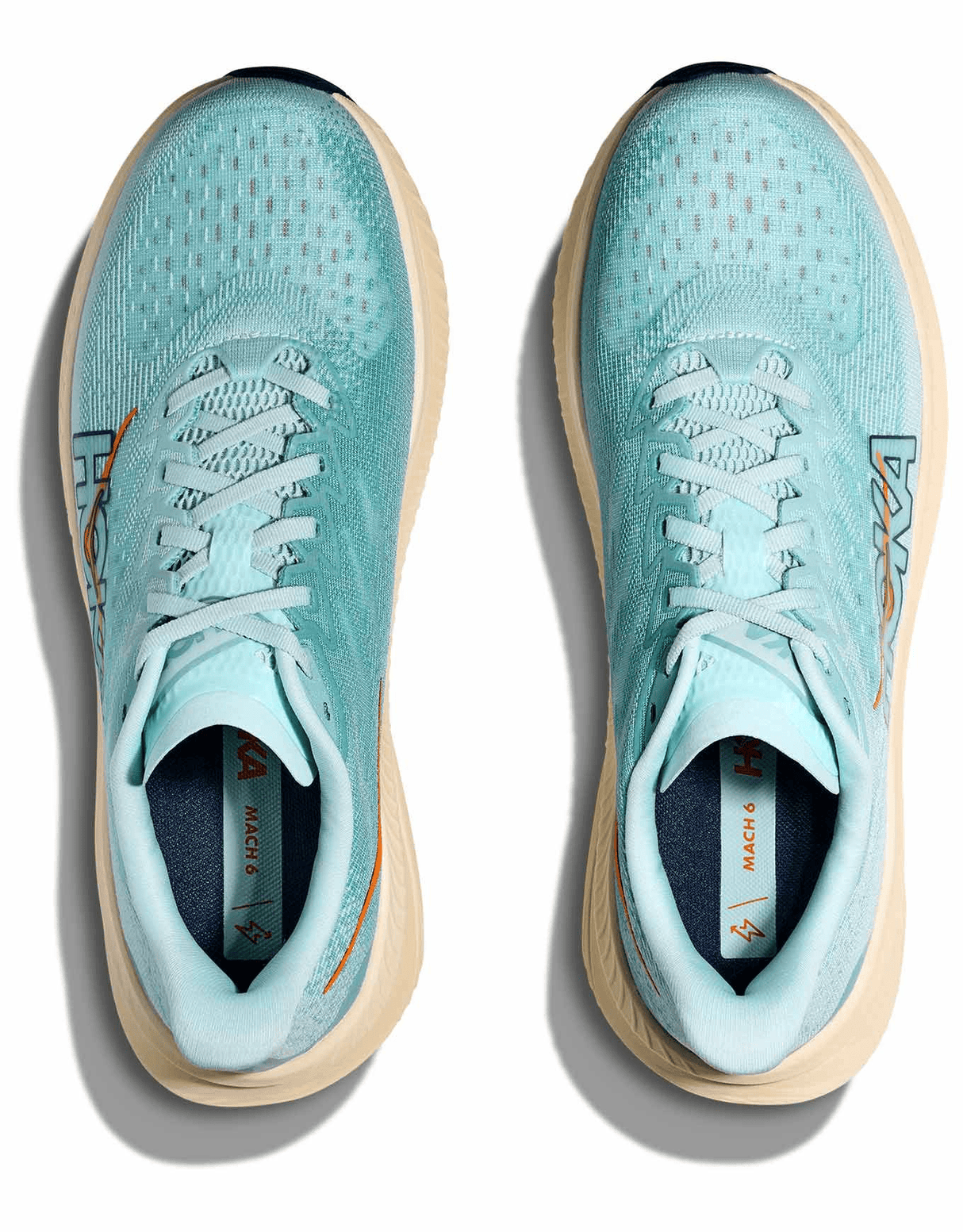 HOKA Men Mach 6 - Clear Sea / Sea Water