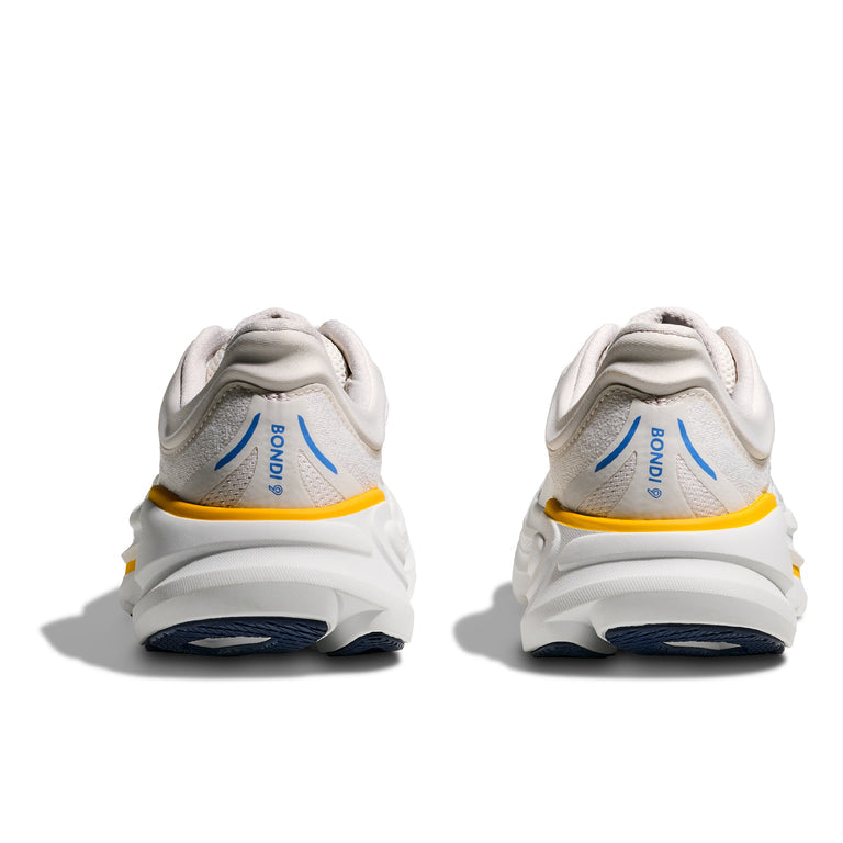 HOKA Men Bondi 9 - White / Grout
