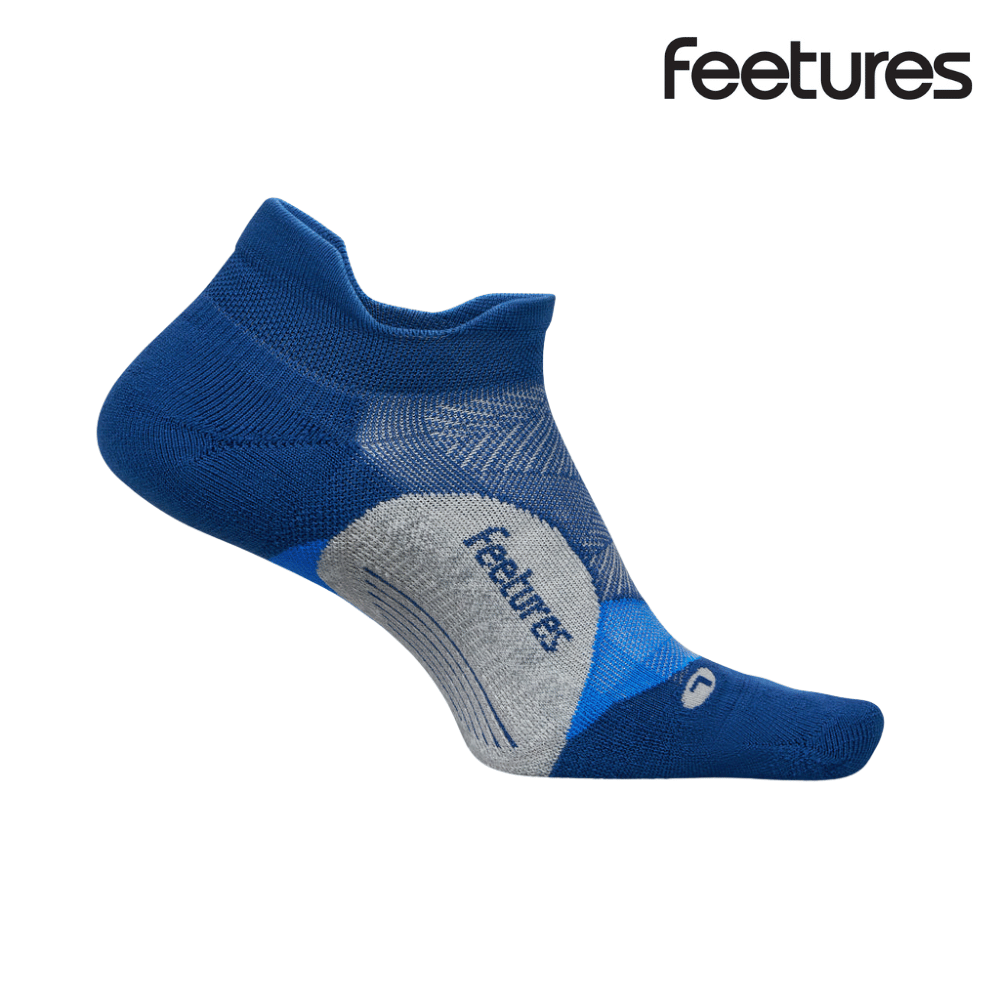 Feetures Active Elite Light Cushion No Show Tab - Navy Mist