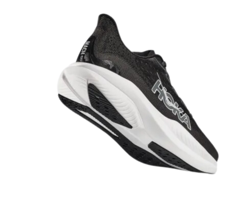 HOKA Men Mach 6 Wide - Black / White