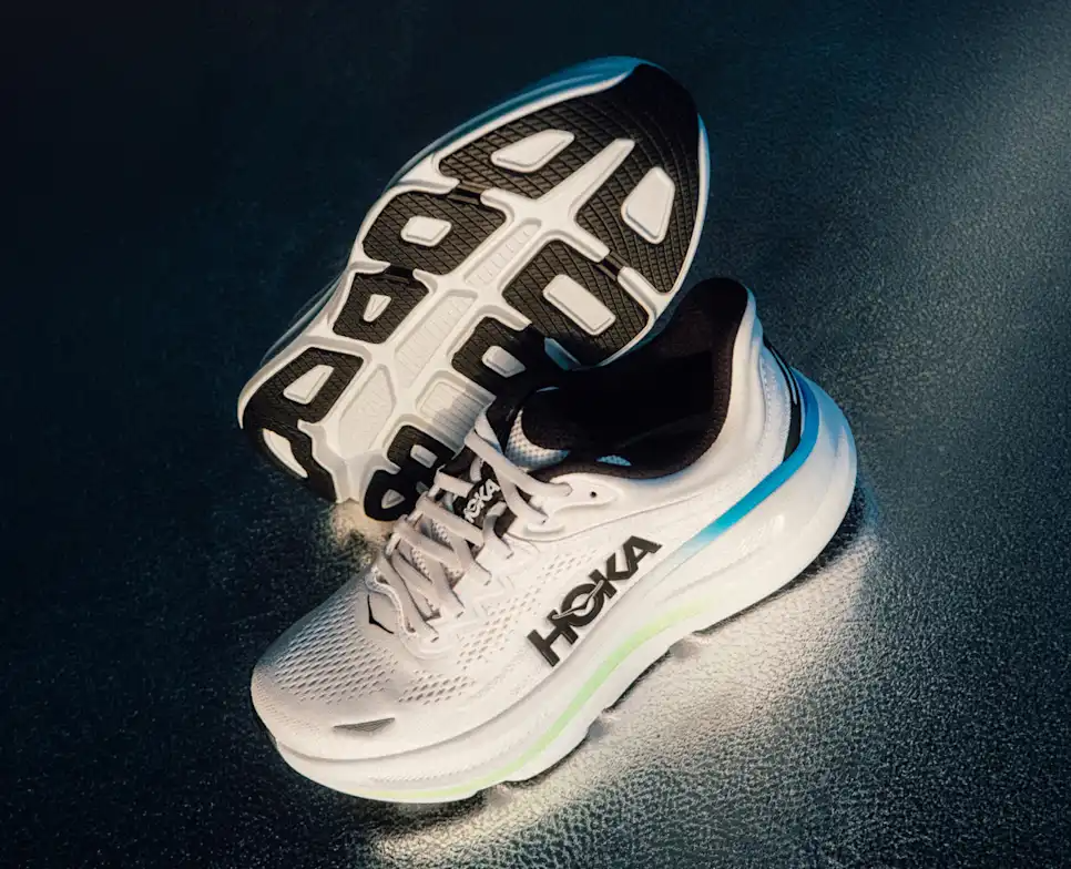 HOKA Women Bondi 9 Wide - Frost / Black