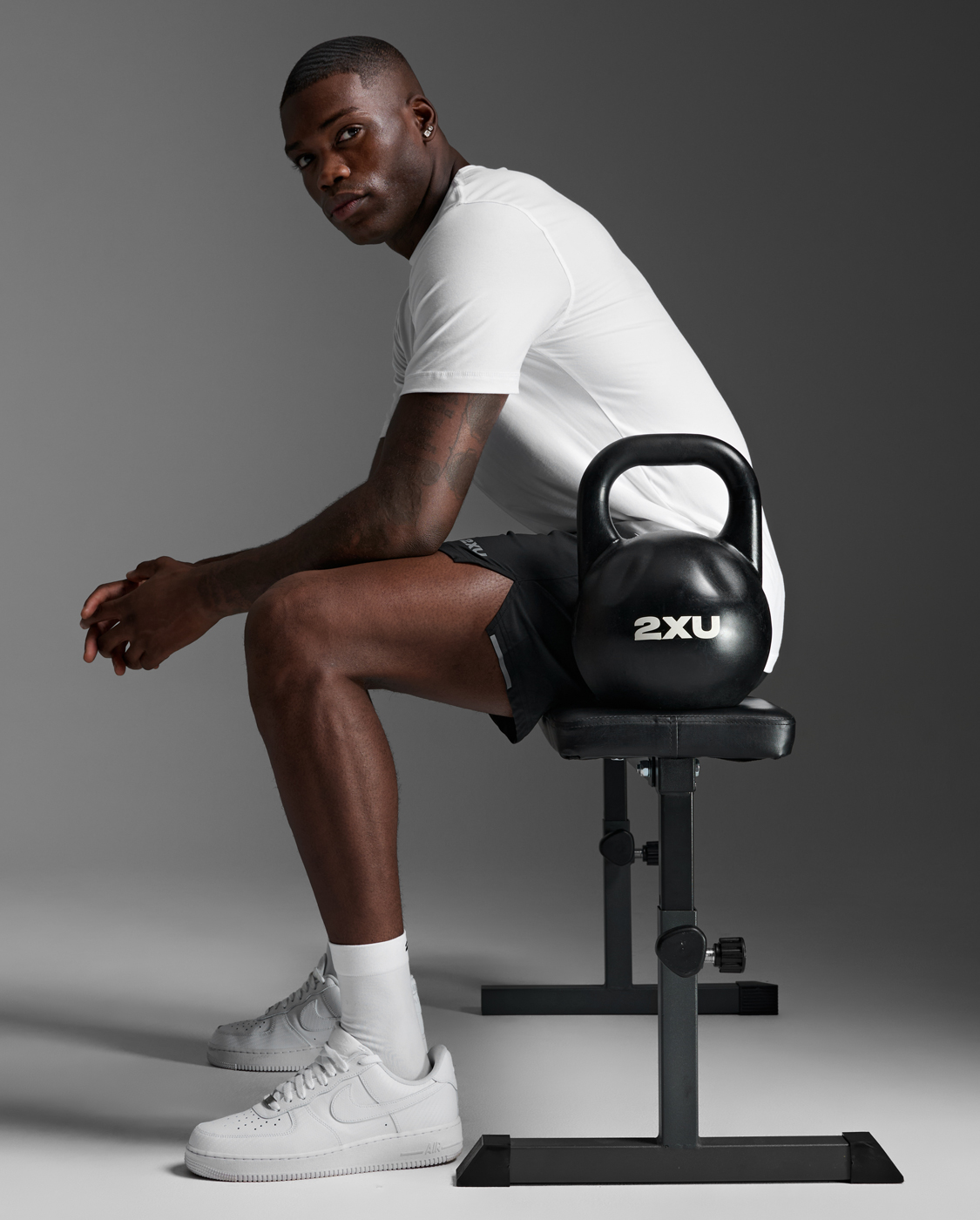 2XU Men Signature Soft Jersey Tee - White / White