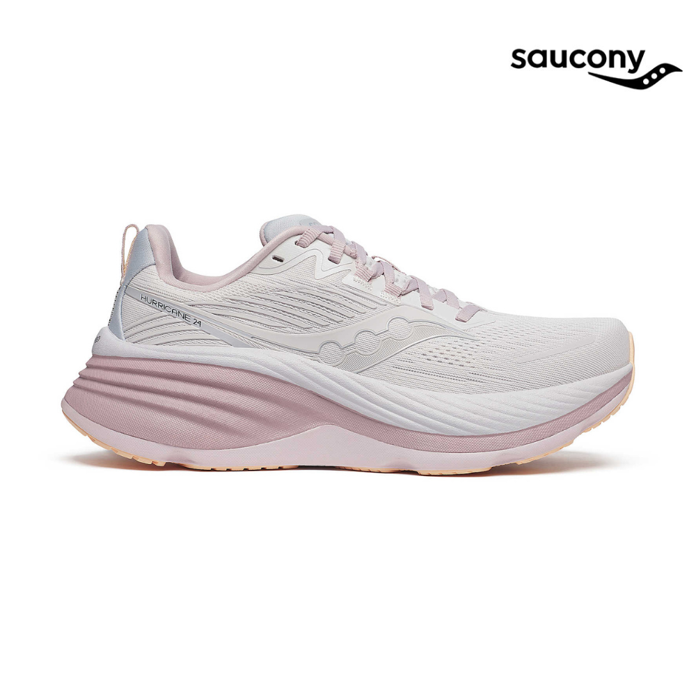 Saucony Women Hurricane 24 - Cloud / Bloom