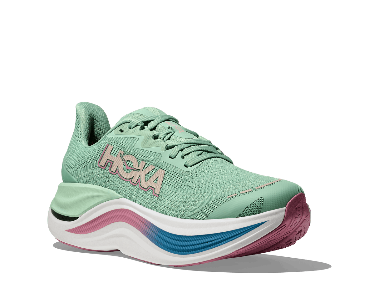 HOKA Women Skyward X - Jadeite / Dried Rose