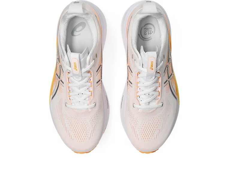 ASICS Men Gel-Kayano 33 - White / Stadium Orange