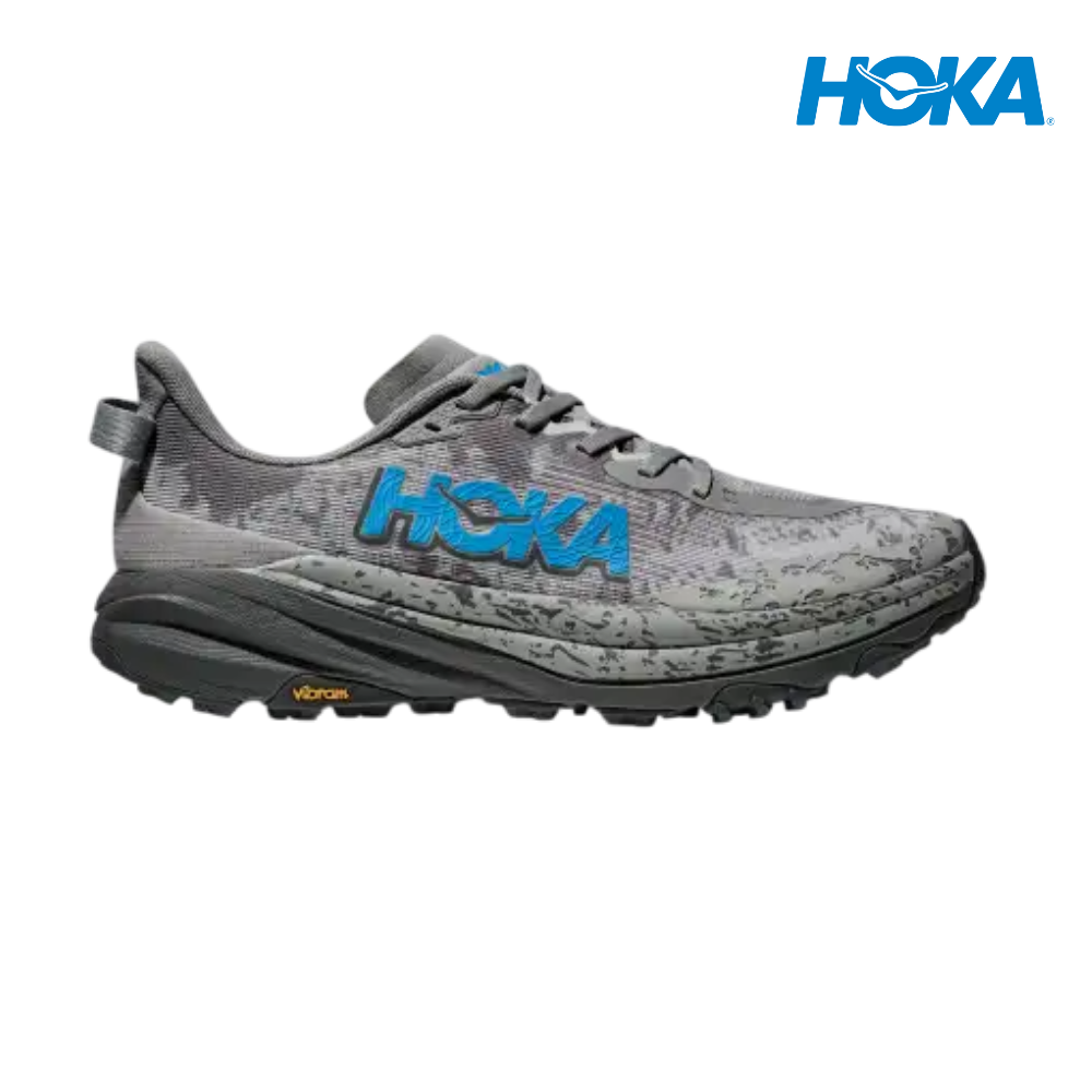 HOKA Men Speedgoat 6 Wide - Galactic Grey / Hoka Blue