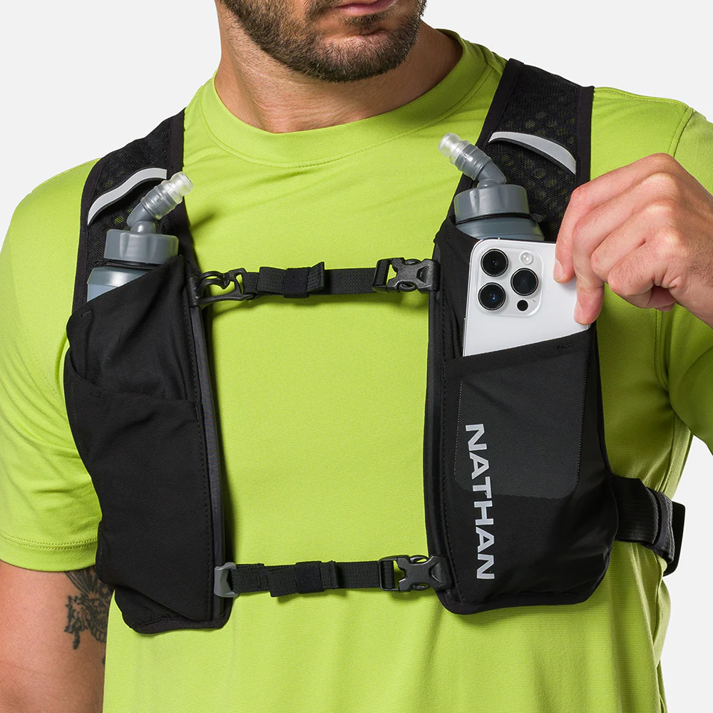 Nathan Quick Start 3.0 4L Sf Hydration Pack - Black / Reflective Silver