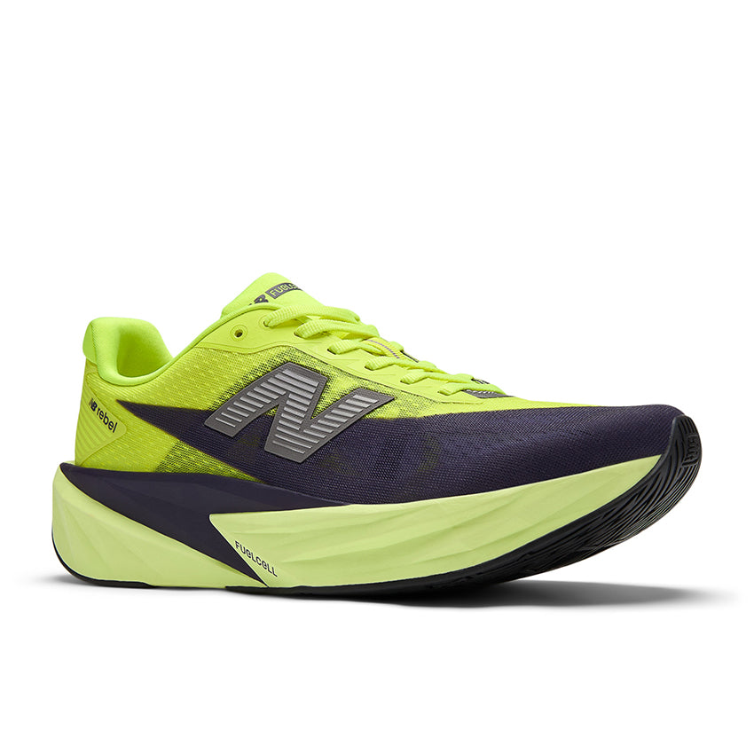 New Balance Men Rebel V5 - Alkaline Green / Boysenberry / Dark Silver Metallic