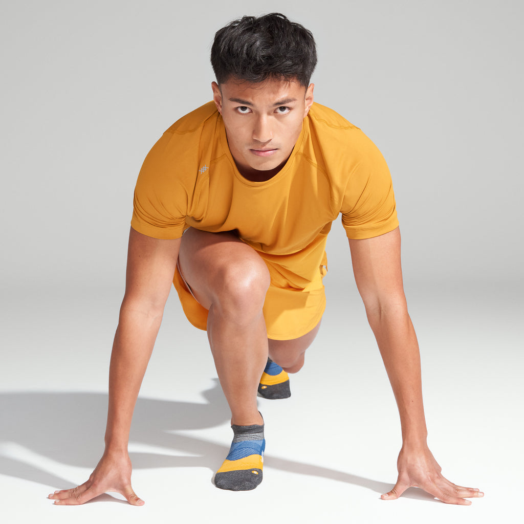 Feetures Active Elite Ultra Light Cushion No Show Tab - Iron Seal