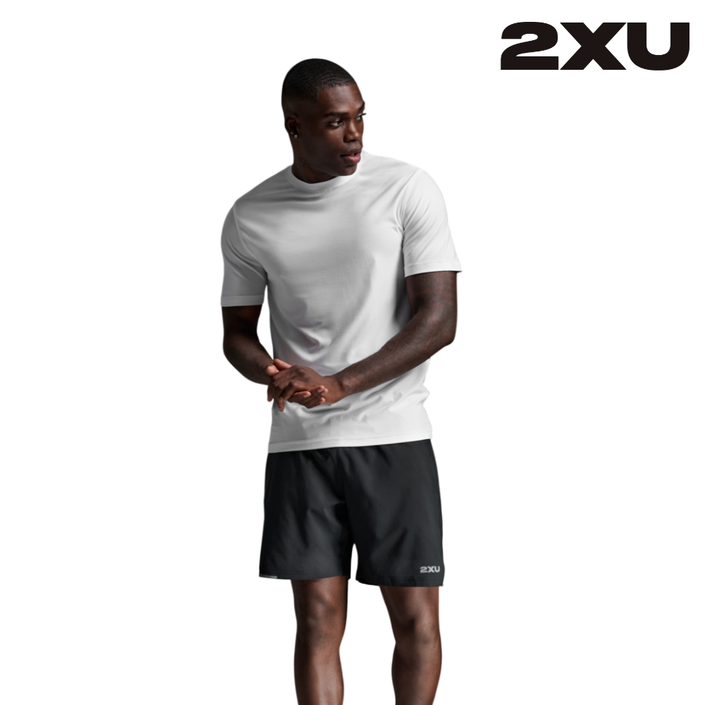 2XU Men Signature Soft Jersey Tee - White / White