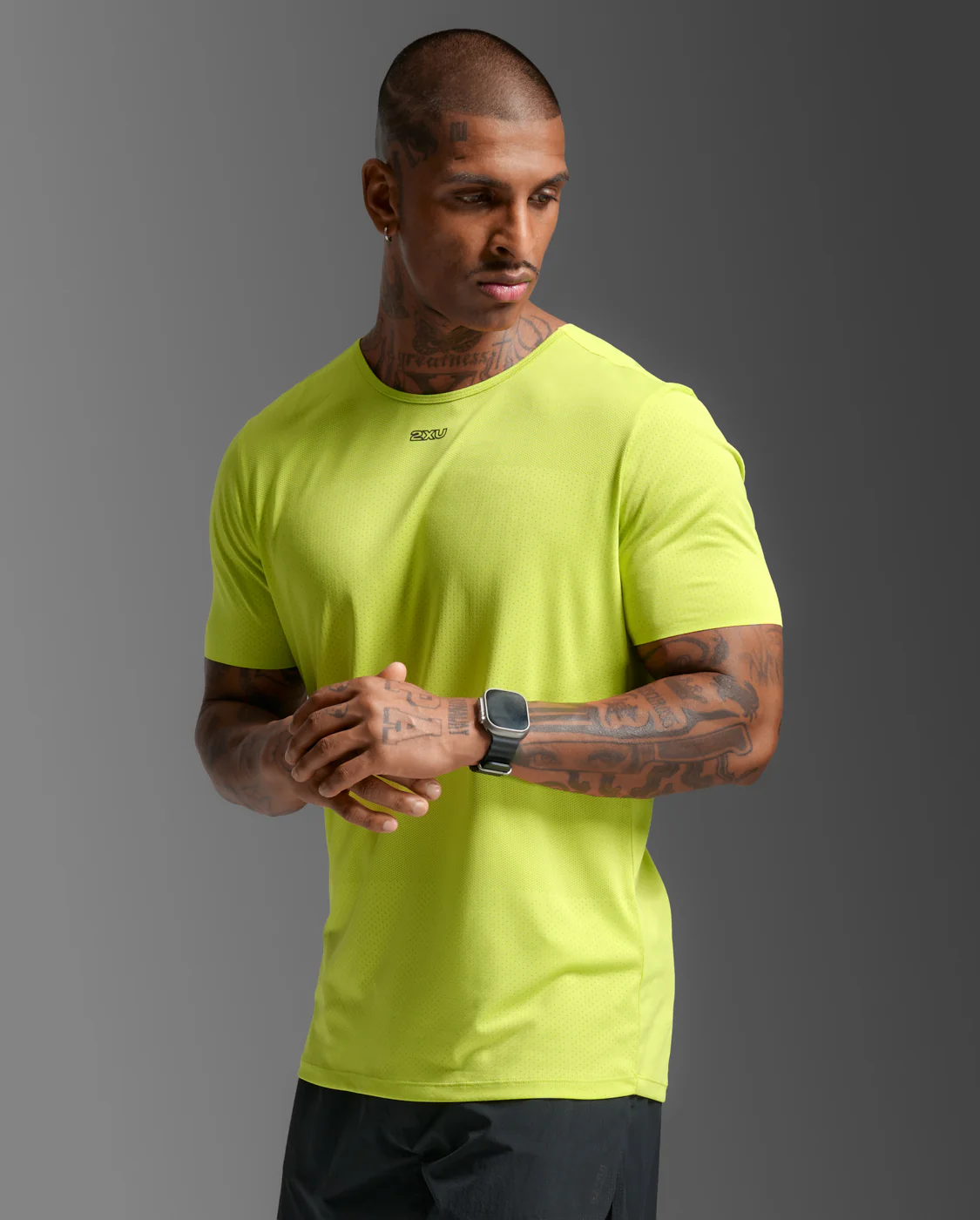 2XU Men Light Speed Tech Tee - Volt / Black Reflective