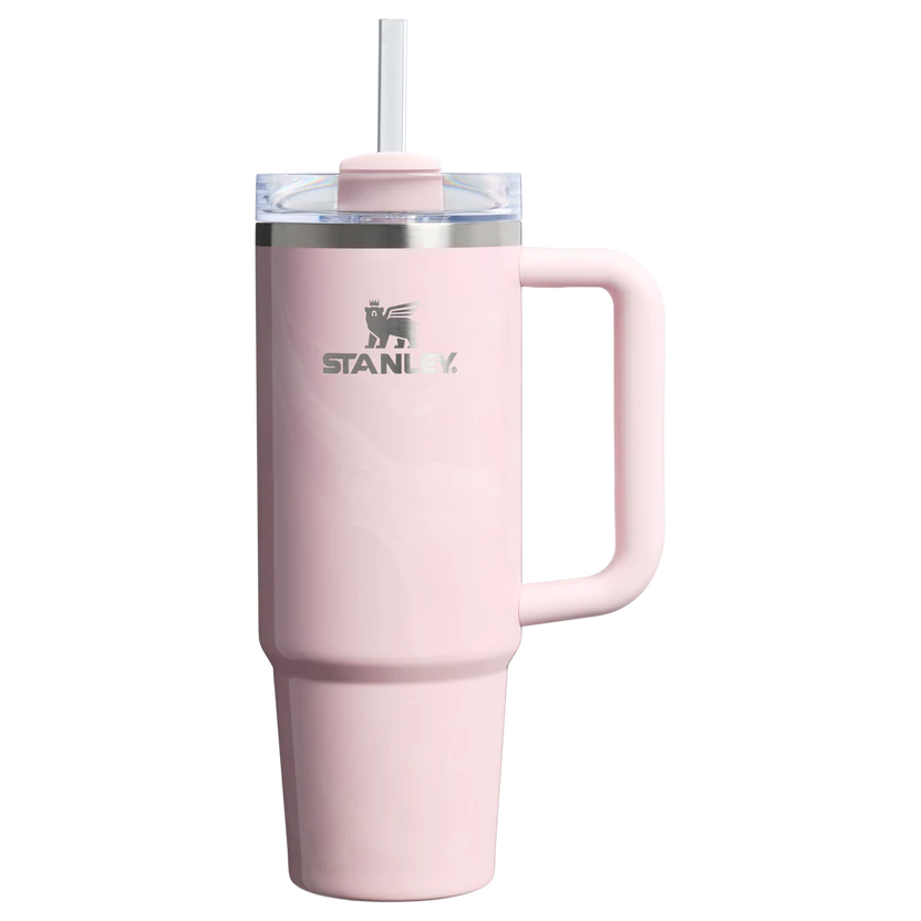 Stanley Quencher 2.0 Flowstate Tumbler 30Oz - Pink Amethyst Calacatta