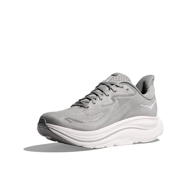 HOKA Men Clifton 10 Wide - Stellar Grey / Stardust