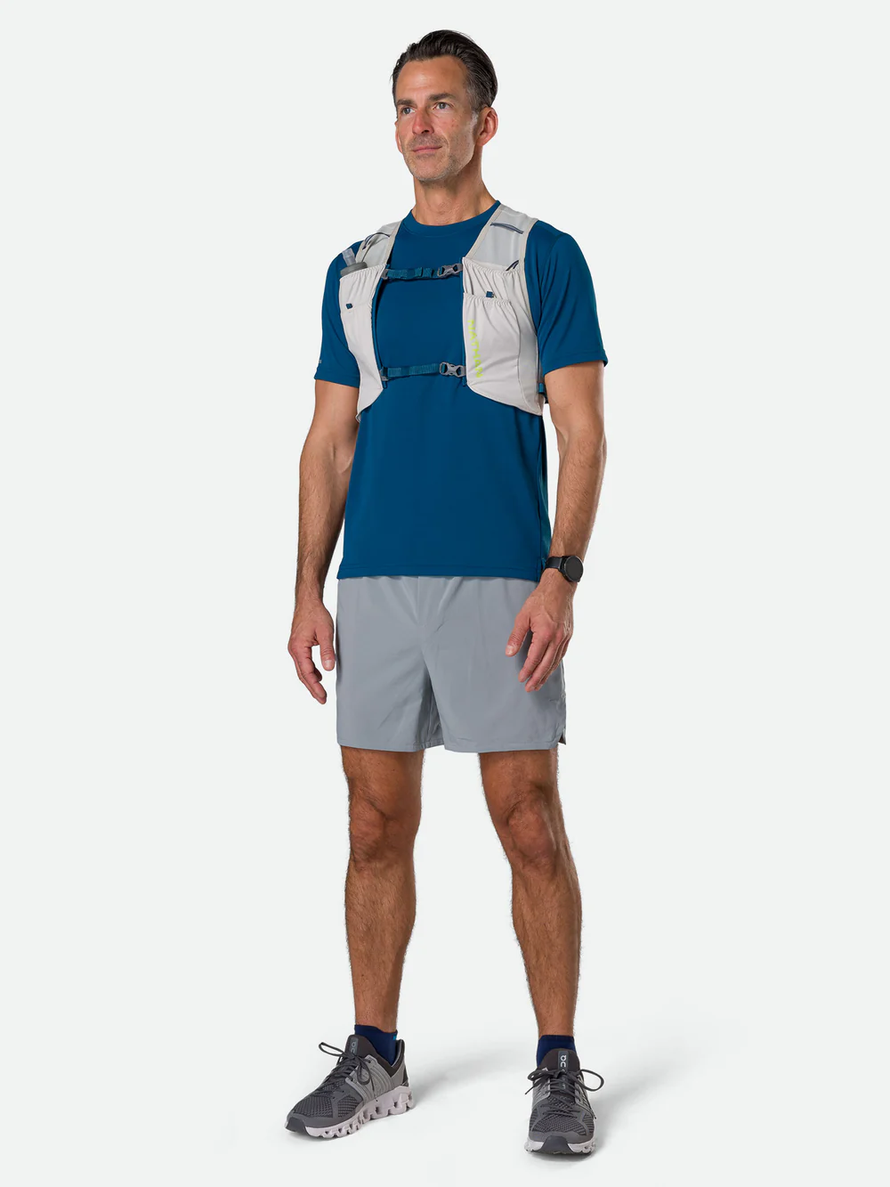 Nathan Pinnacle Featherlite 1.5L Hydration Vest - Vapor Grey