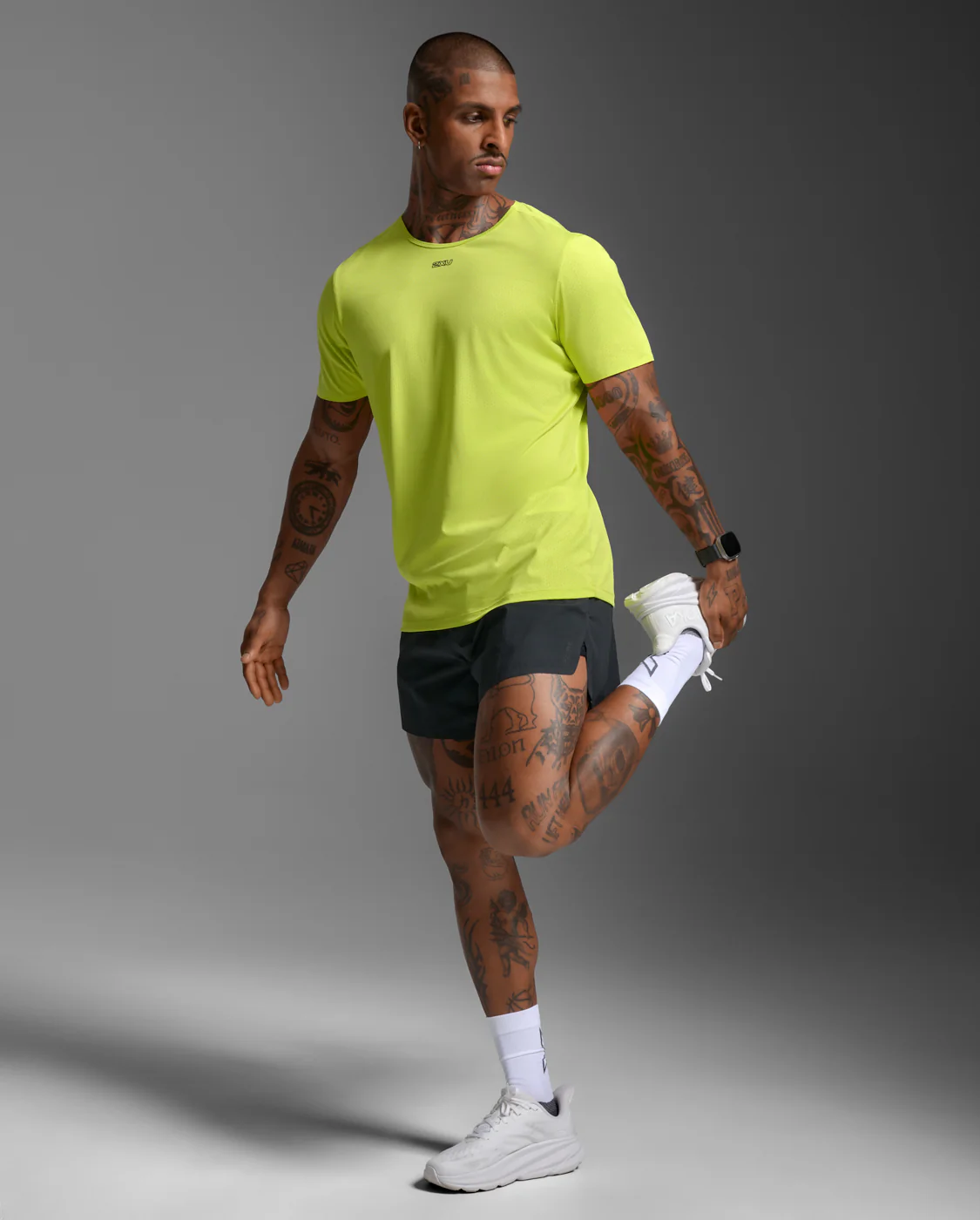 2XU Men Light Speed Tech Tee - Volt / Black Reflective