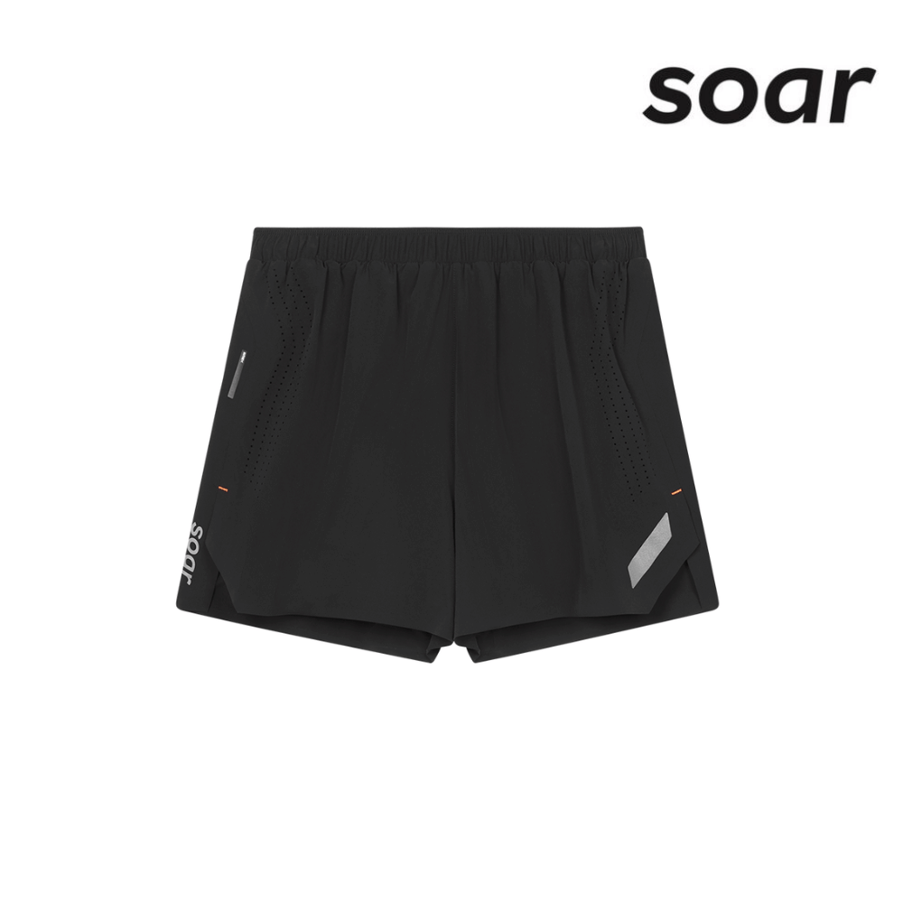 SOAR Running Men Run Shorts - Black