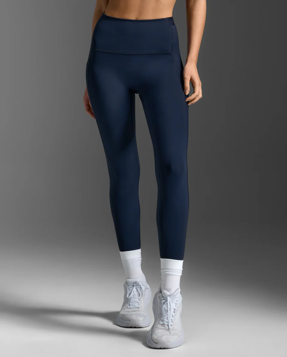 2XU Women Form Stash Hi-Rise Comp Tight - Midnight / Midnight