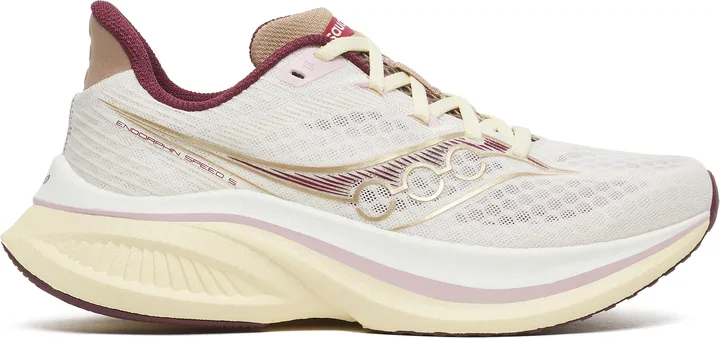 Saucony Women Endorphin Speed 5 - Ivory / Maroon