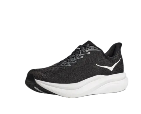 HOKA Men Mach 6 Wide - Black / White