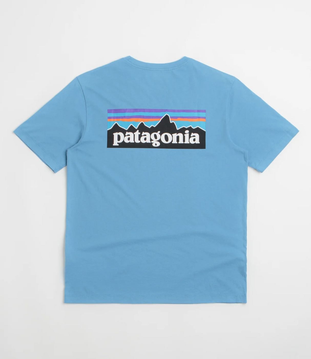 Patagonia Men P-6 Logo T-Shirt - Shore Blue