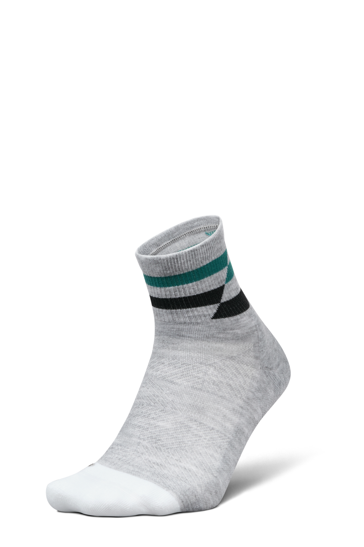 Feetures Active Elite Max Cushion Quarter - Gray Track