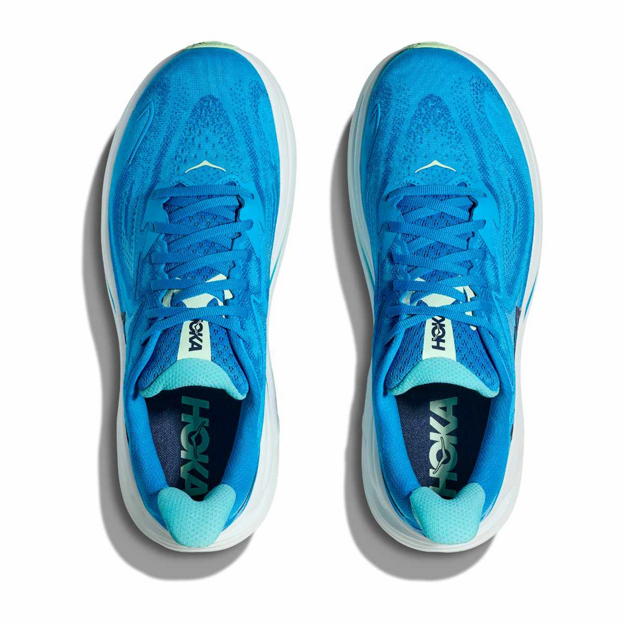 HOKA Men Clifton 10 Wide - Hoka Blue / Skyward Blue