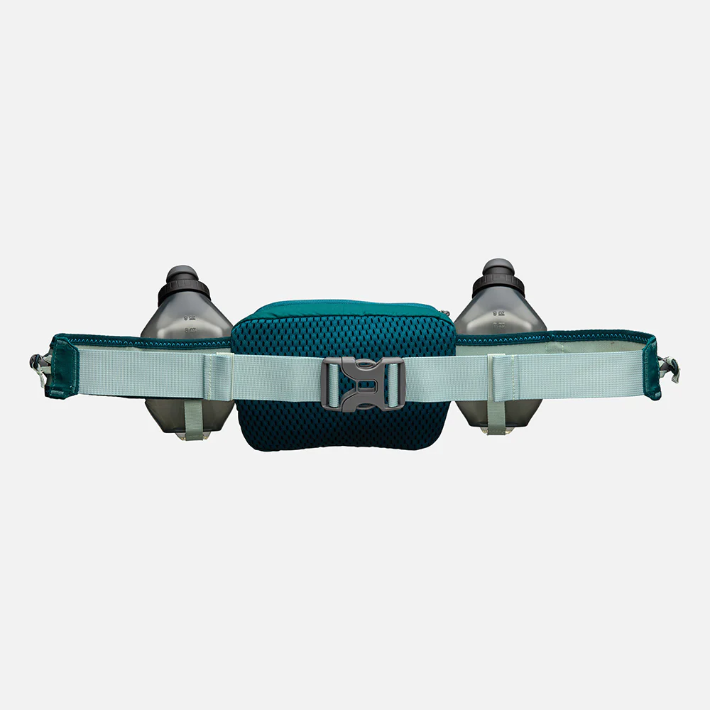 Nathan Trail Mix Plus 3.0 Hydration Belt - Deep Teal / Finish Lime