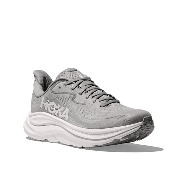 HOKA Men Clifton 10 Wide - Stellar Grey / Stardust