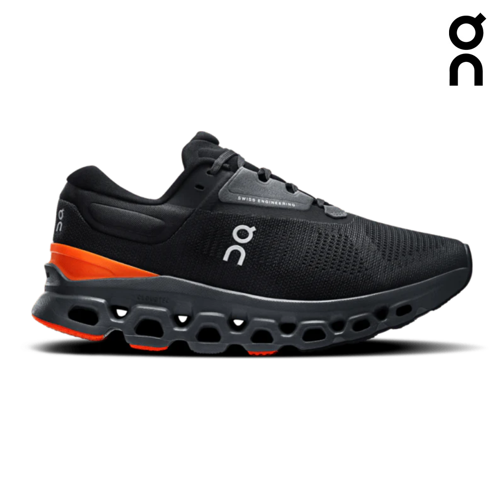 On Women Cloudstratus 3 - Eclipse | Flame