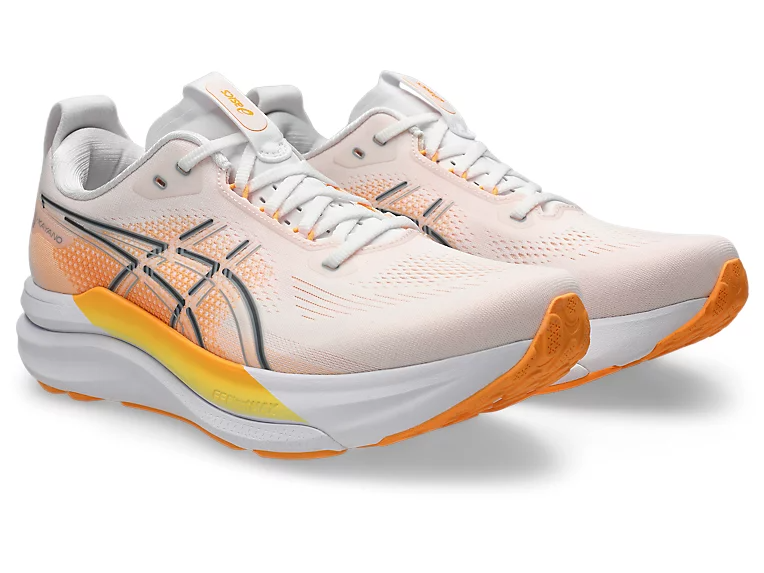 ASICS Men Gel-Kayano 33 - White / Stadium Orange
