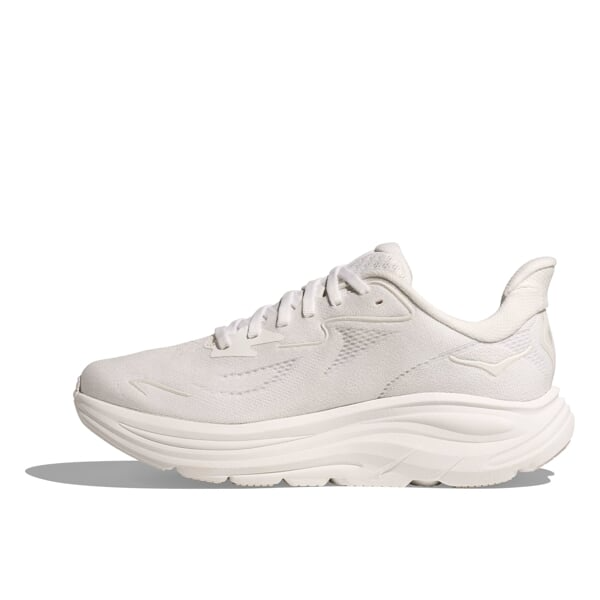 HOKA Women Clifton 10 Wide - White / White
