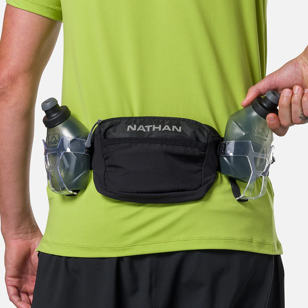Nathan Trail Mix Plus 3.0 Hydration Belt - Black / Reflective Silver