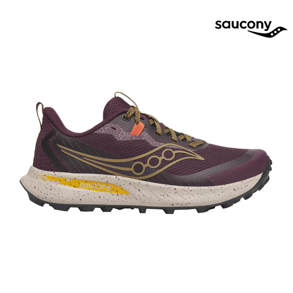 Saucony Men Peregrine 15 - Wine / Kodiak