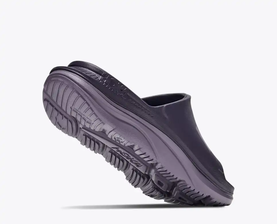 HOKA Unisex Ora Athletic Slide - Squid Ink / Purple Fog