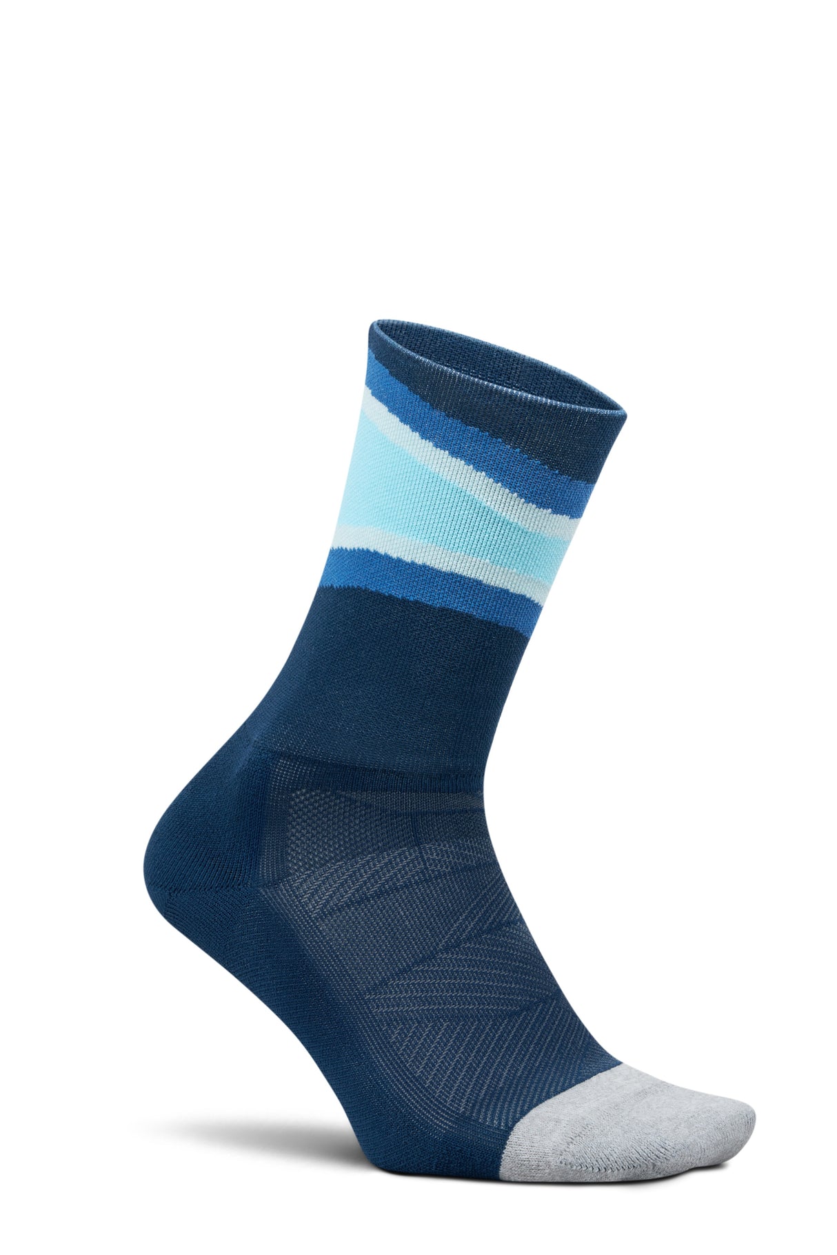 Feetures Active Elite Light Cushion Mini Crew - Blue Bounce
