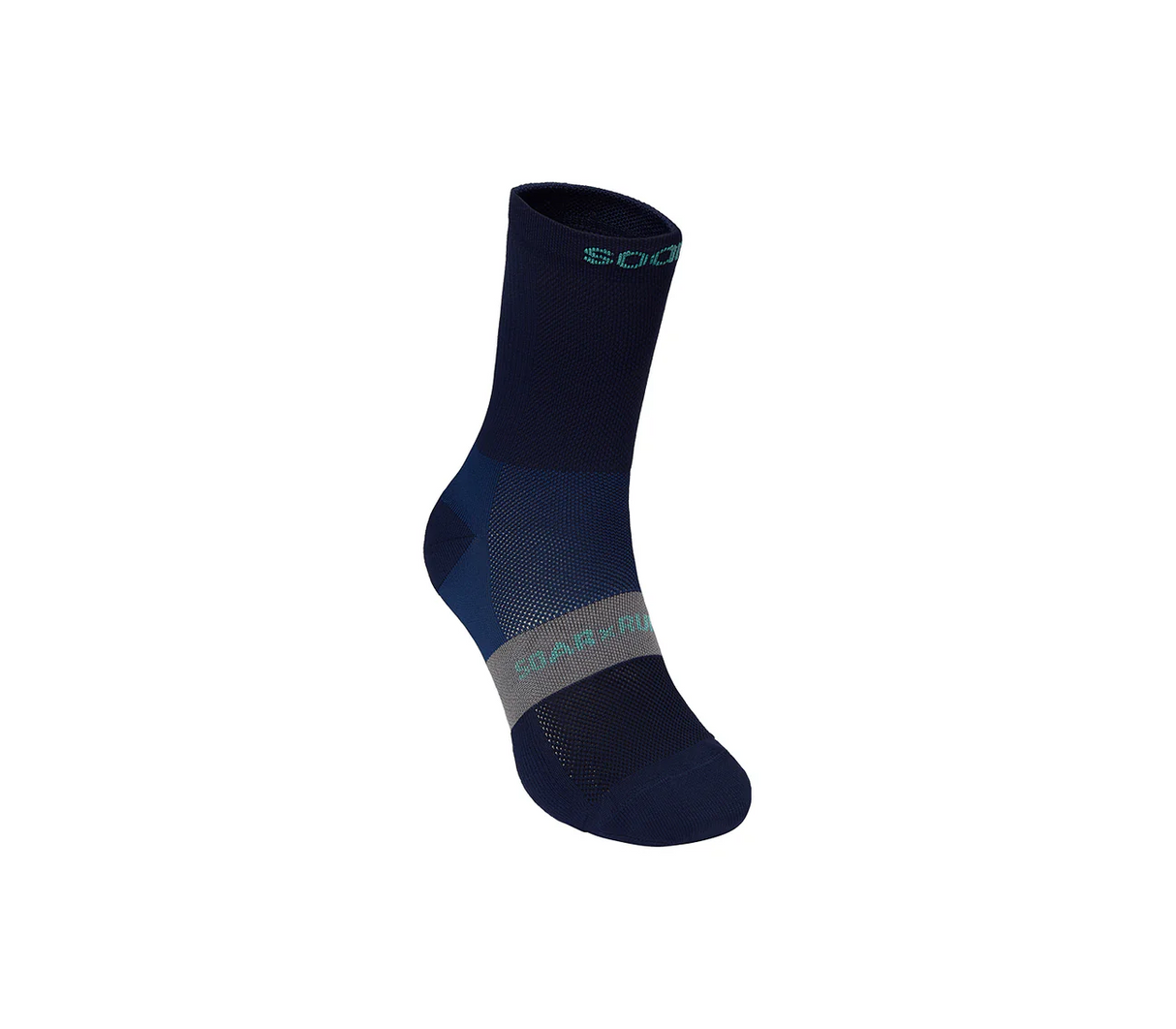 SOAR Running Unisex Crew Sock - Navy
