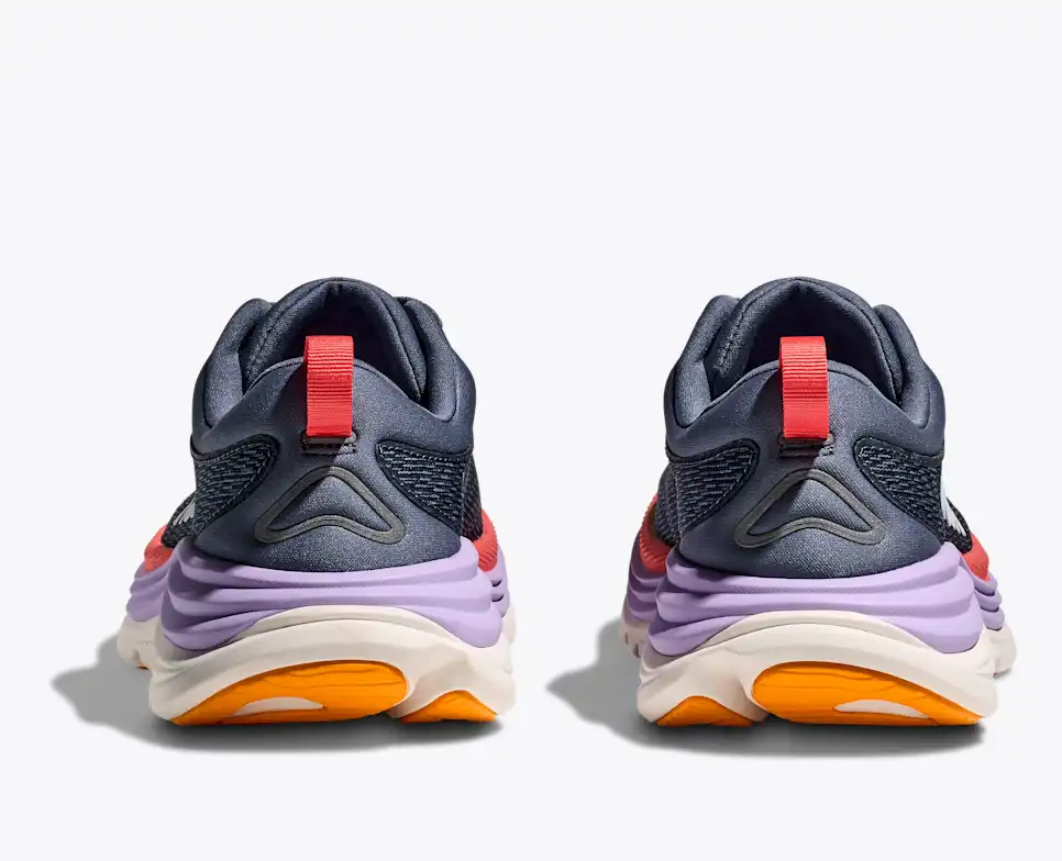 HOKA Women Gaviota 5 Wide - Anchor / Grapefruit