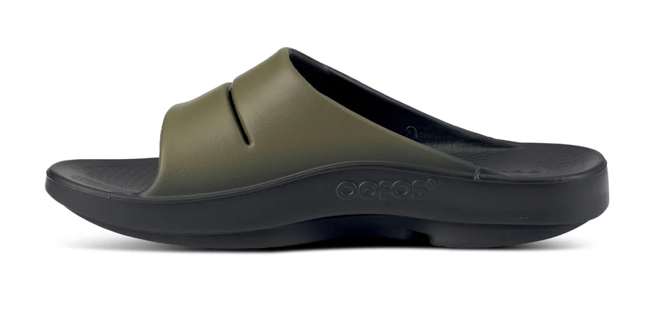 OOFOS Unisex OOahh Sport Slide Sandal - Tactical Green