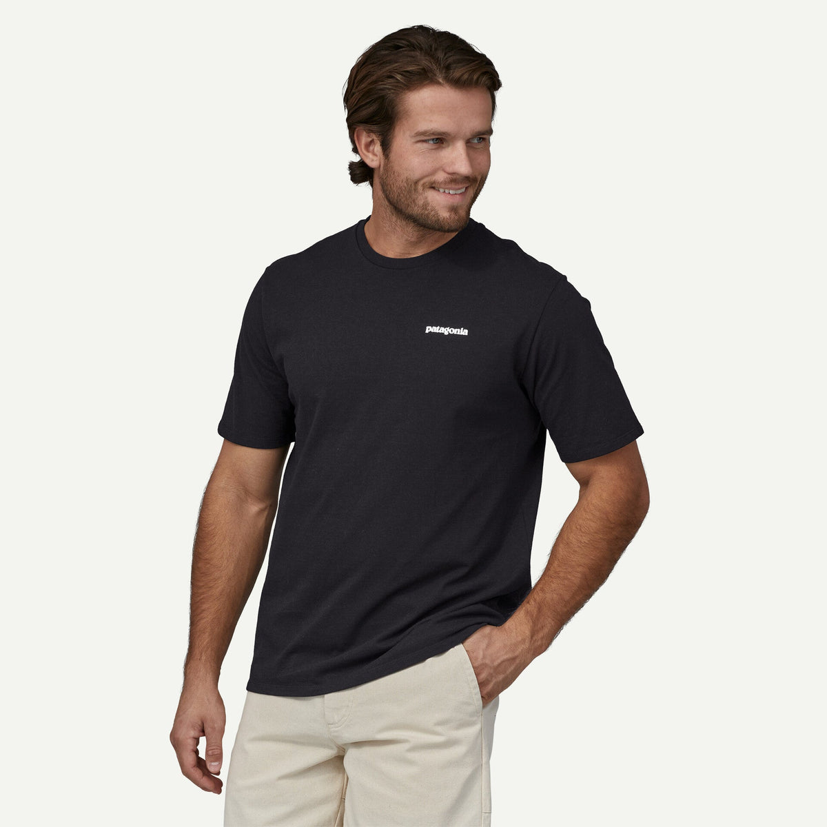 Patagonia Men P-6 Logo Responsibili-Tee® - Black
