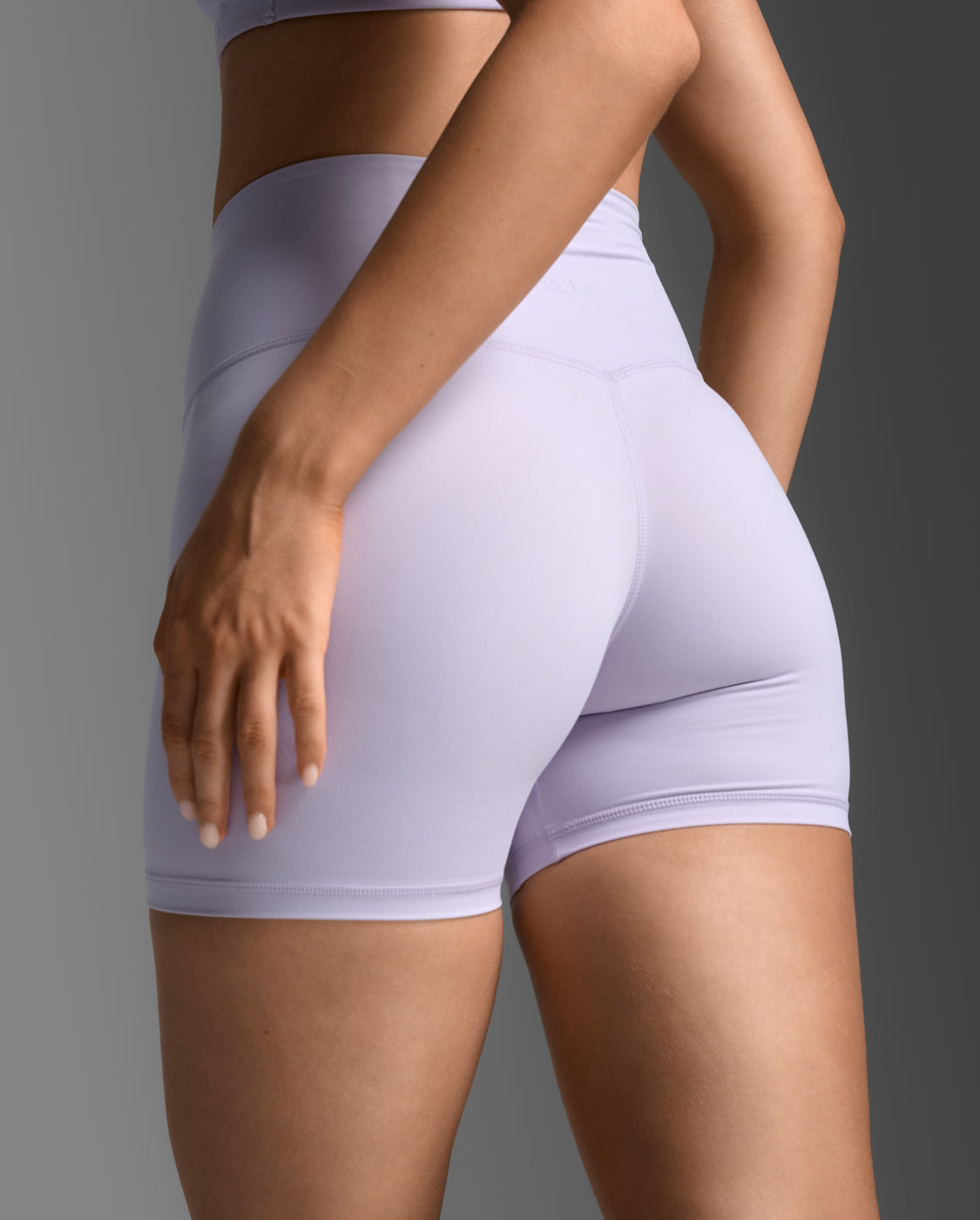 2XU Women Fluid Hi-Rise 5 Inch Shorts - Virtual Violet/Virtual Violet