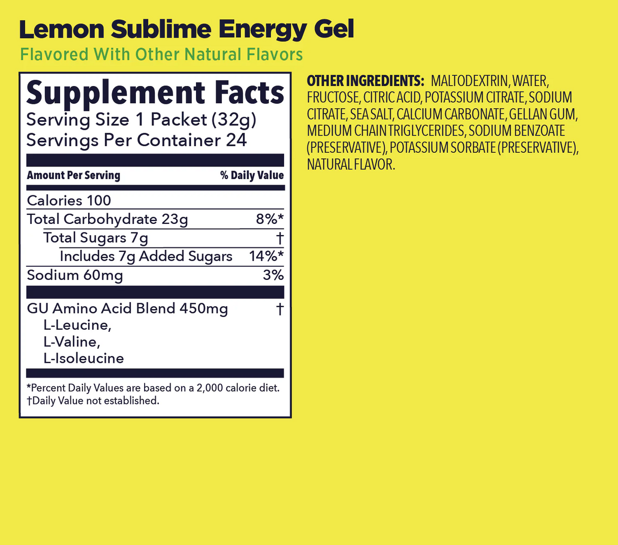 (6 Packs) GU Energy Gel Lemon Sublime - Expiry Date: Dec 2026