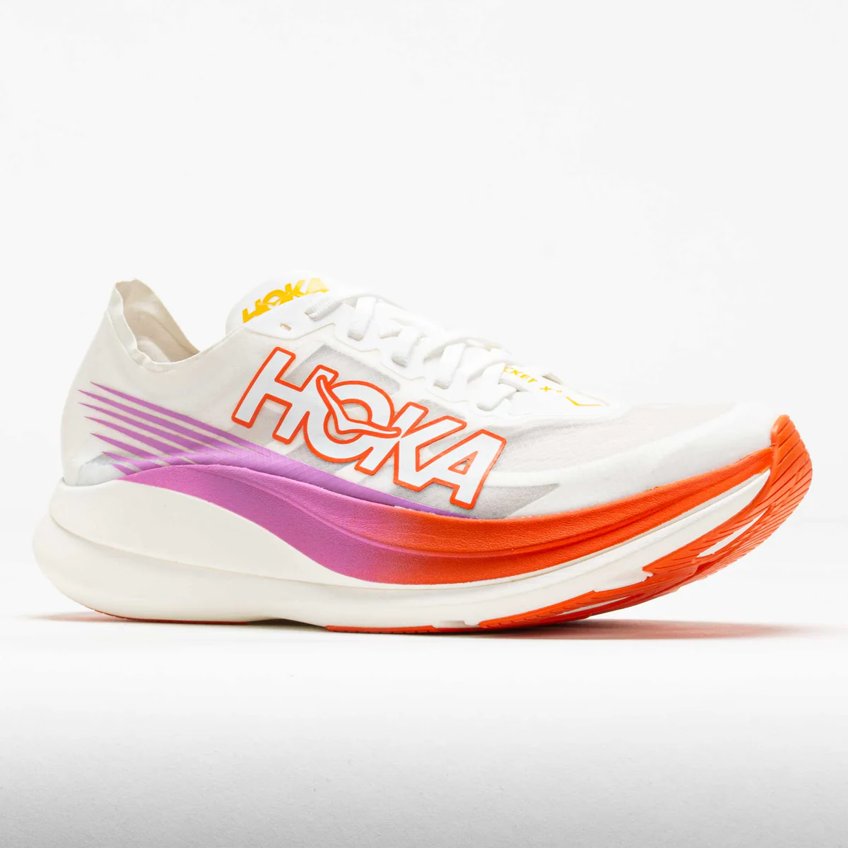 HOKA Unisex Rocket X 2 - Frost / Lava